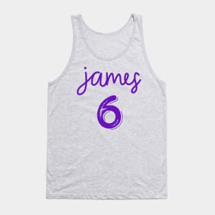 LeBron James 6 Lakers Jersey Tank Top